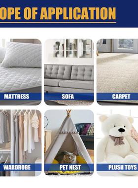 The mites are sprayed cleanly, and in their bedrooms, theyr