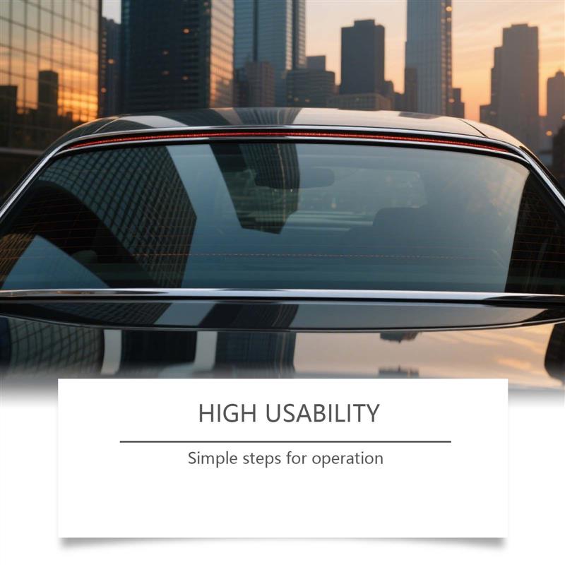 Glass film removal, routine car cleaning, wind-shielded oil