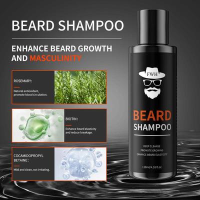 Mustache shampoo hot and clean to protect the moisturizing o