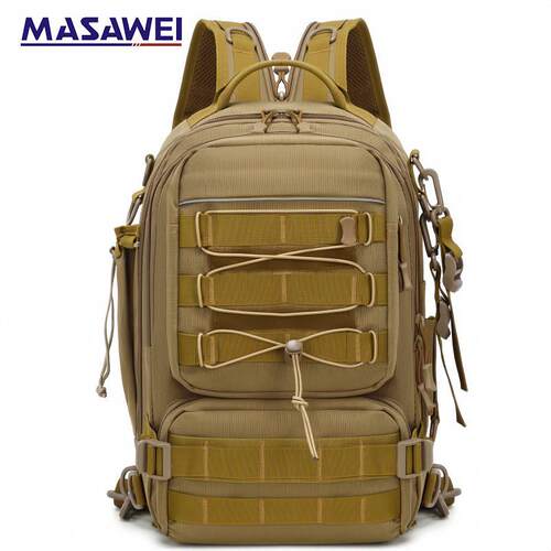 Out-of-door tactical backpacks with colored double shoulderb