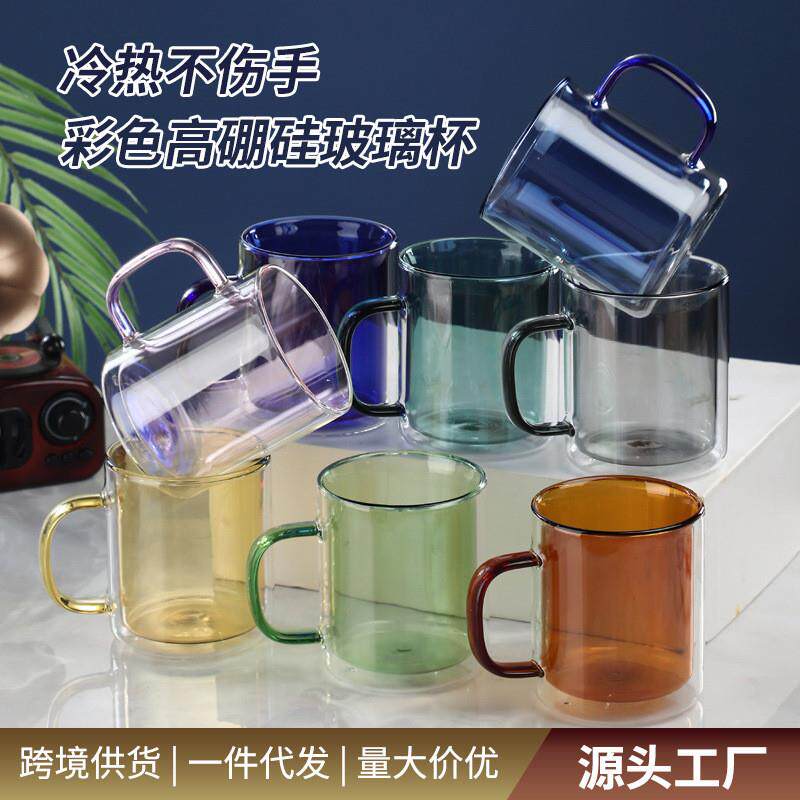 A colored double glass with a high bobble silicon glass with