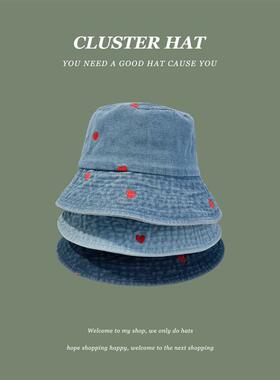 The young Qing and New Cowfishers hat girl, summer and autu