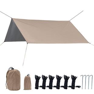The skyscreen camping tent outside Oxford with a silver-proo