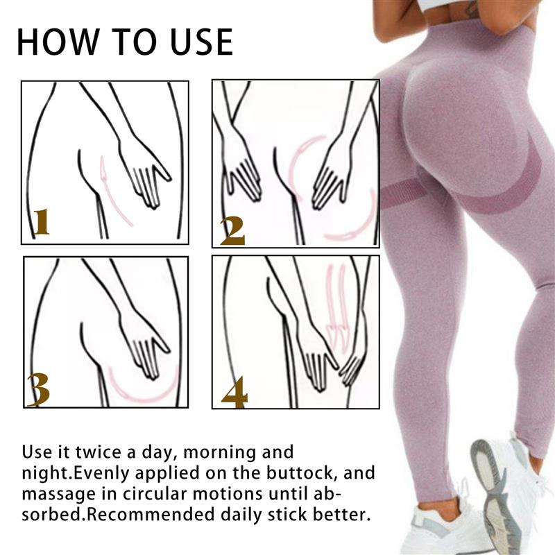 An ass-care oil that highlights the tight hip curves of the