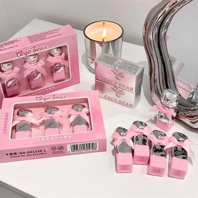 The sweet, lubricated lips rinsed white and made-up, colored