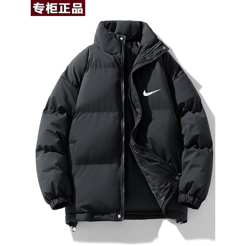 奥莱官方旗舰店唯品会潮牌羽绒棉服男士冬季加厚立领外套情侣棉衣