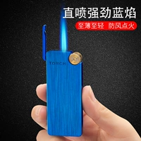 Мужская ультратонкая ветрозащитная креативная зажигалка, делается под заказ