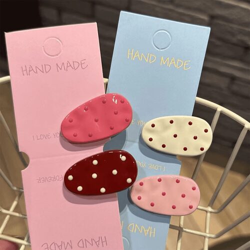 Korean and Japanese minimalist polka dot small water drop