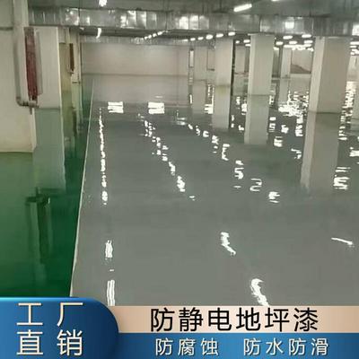 Epoxy resin anti-static coating floor construction 8 Paint