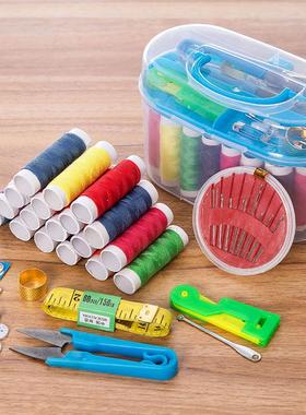10-Piece Sewing Kit, Practical Home Mending Box, All-in-One