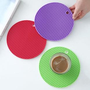 Silicone honeycomb insulation mat, heat-resistant placemat f