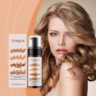 HOEGOA Lightweight Curl-Enhancing Volumizing Mousse: Nourish
