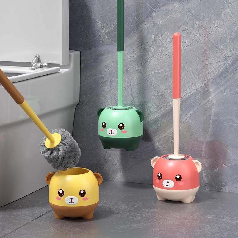 Cross-border toilet brush for home use, with no dead angles,