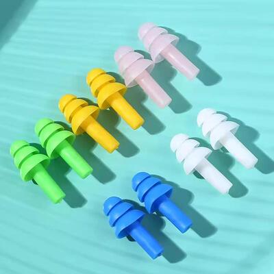 Waterproof Silicone Earplugs for Swimming, Christmas Tree Sh