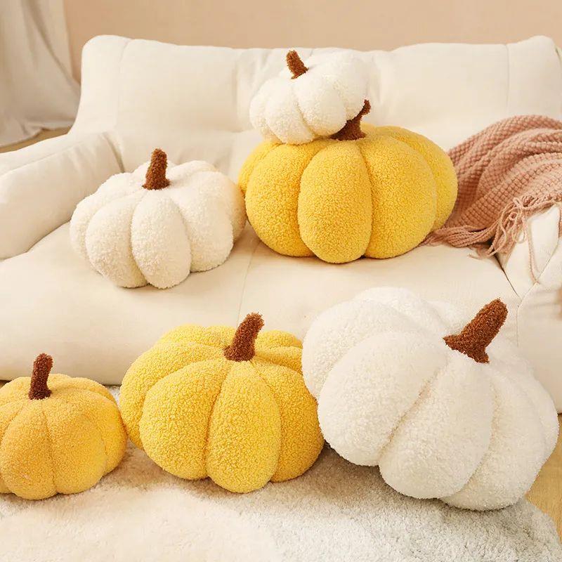 Soft Pumpkin Pillow Pumpkin Plush Toy Sofa Cushion Bedroom D