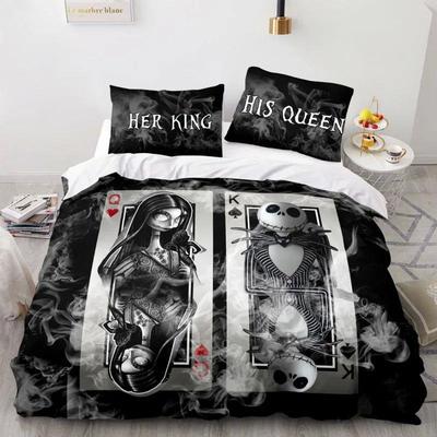 Disney The Nightmare Before Christmas Duvet Cover Set Cartoo