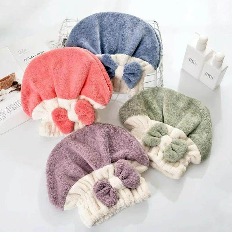 2024 New Style Women's Super Absorbent Quick-Dry Hair Towel,