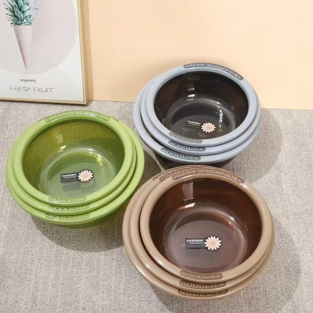 Wholesale plastic basins for home use, made with thick, low-
