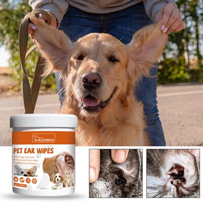 Yegbong Pet Ear Wipes - Gentle and Effective Cleaning Wipes