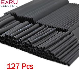 Tube Elect Heat Kit 127pcs Assortment Sleeving Shrink Tubing