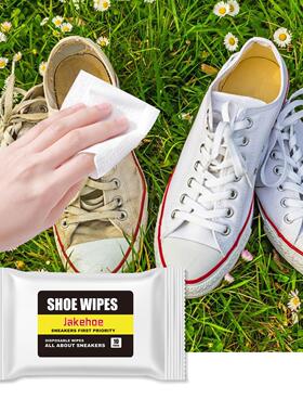 Jakehoe Sneaker Wipes - Portable Cleaning Wipes for White Sh