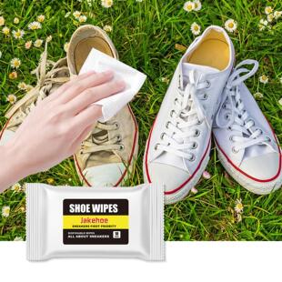 Jakehoe Sneaker Wipes - Portable Cleaning Wipes for White Sh