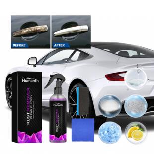 Homonth Car Rust Remover, Metal Parts Rust Prevention, Clean