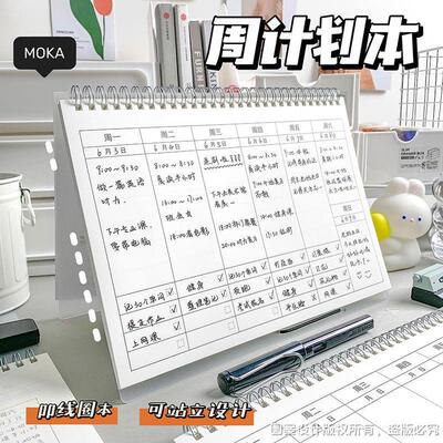 Summer Schedule Weekly Planner Calendar Notebook Weekly Plan