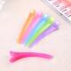 colored jelly pointed Candy jaw clips hair