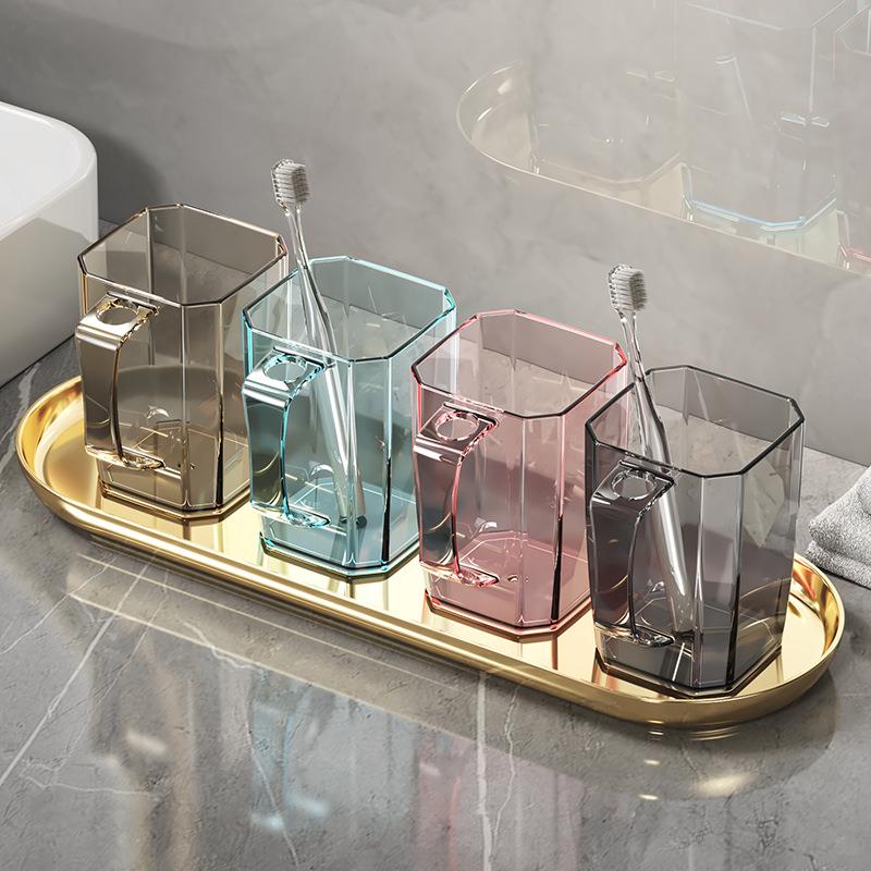Toothbrush cups, mouthwash cups, couples' toothbrush cups, c