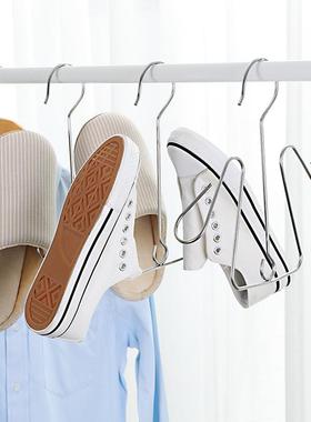 Stainless Steel Shoe Drying Hooks, Outdoor Balcony Wind-Resi