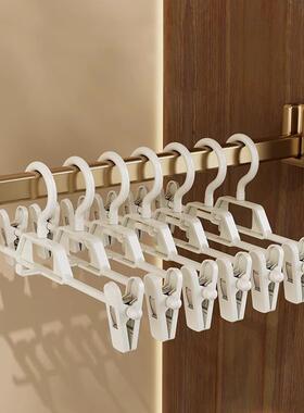 Pants hanger clips, non-slip and mark-free clothing hangers