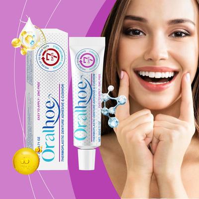 ORALHOE Denture Adhesive Thermoplastic denture adhesive secu