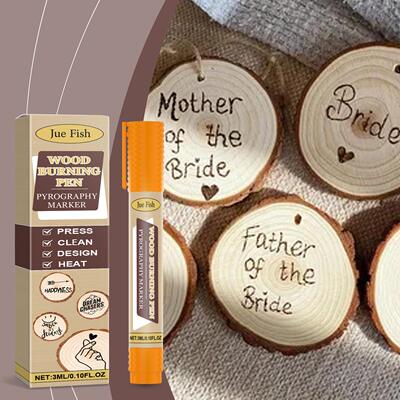 Jue Fish Wood Burning Pen for Pyrography, DIY Design Wooden