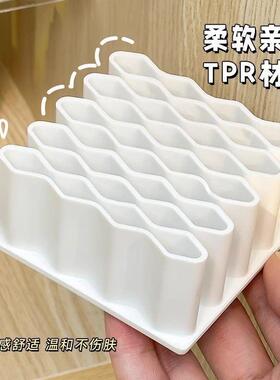 Wave Partition Tube-Shaped Medicine Organizer for Home Use,