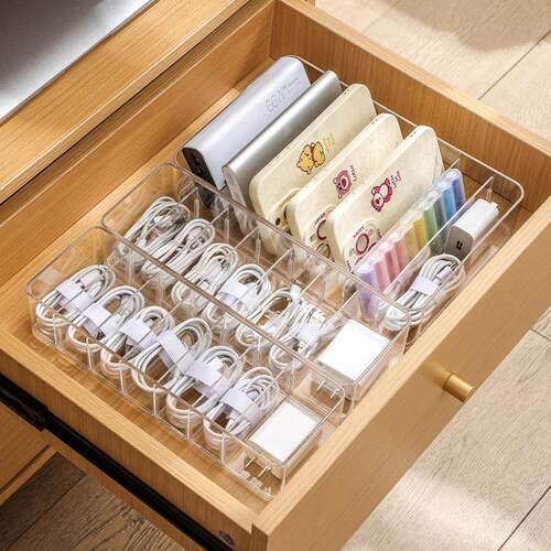 Wholesale Transparent Multi-functional Data Cable Organizer