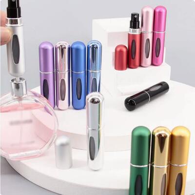 In-Stock 5ml Portable Cosmetic Refill Bottles, Self-Pumping