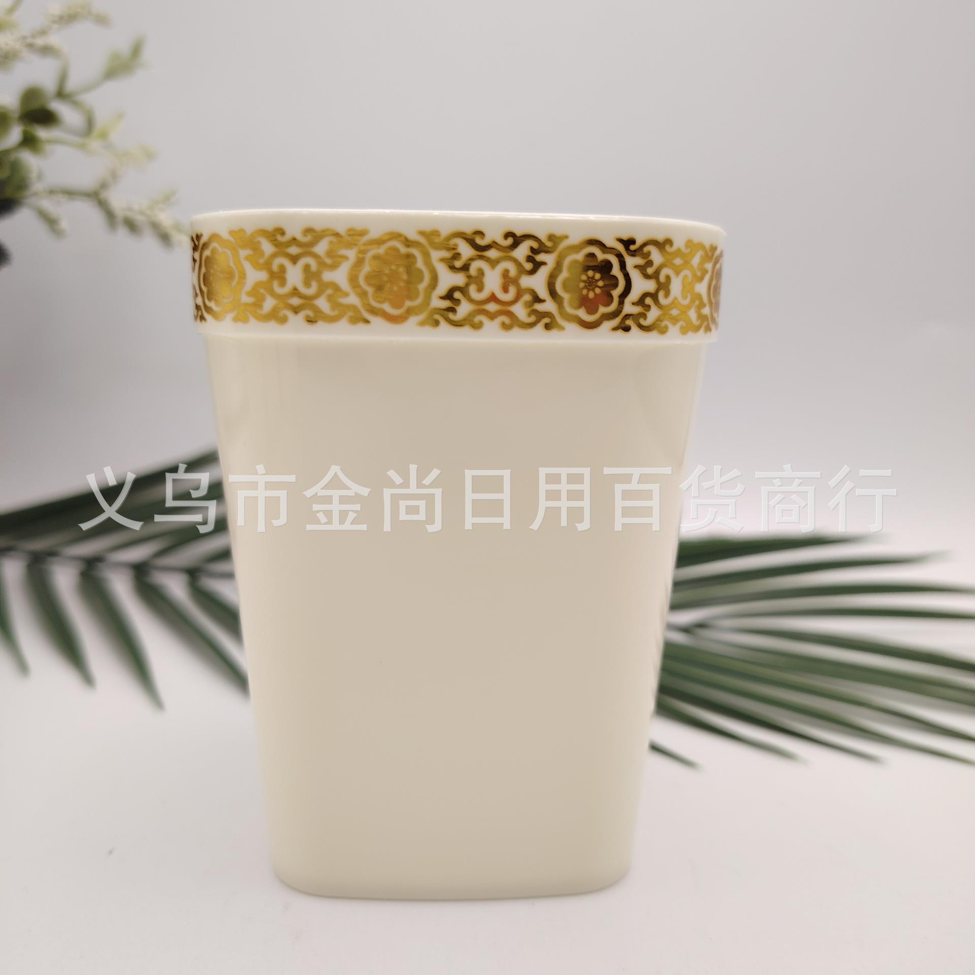 Square melamine tea cups, beverage cups, commercial tea cups