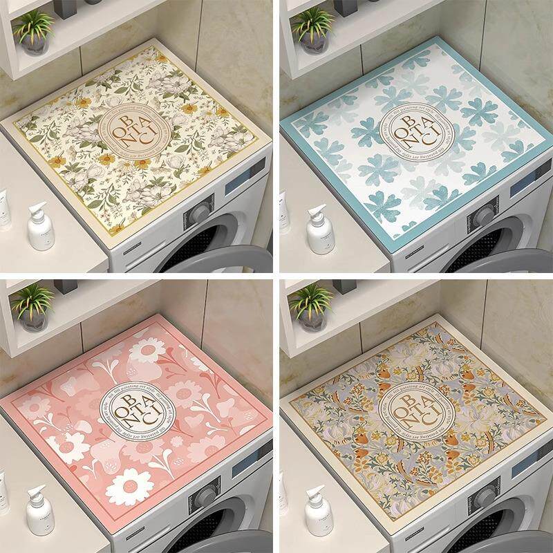 Rolling washing machine cover, multifunctional countertop pr