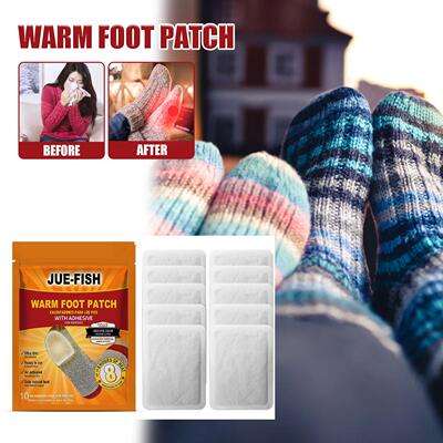 Jue Fish Warm Foot Pads, self-heating insoles for winter, po