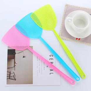 Large Manual Durable Long-Handle Summer Plastic Fly Swatter