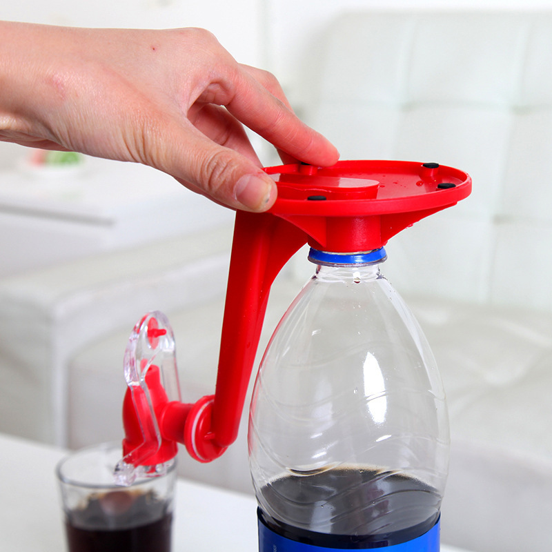 Inverted cola bottle water dispenser beverage switch hand-