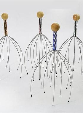 Octopus Head Massager Scalp Scratcher Magic Massage Tool wit