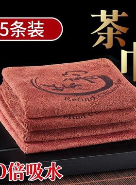 High-quality, colorfully painted, vintage-style tea cloths m