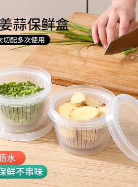 Garlic and ginger storage box, spring onion, coriander, chil