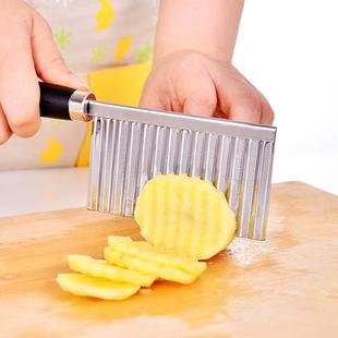 Creative Multi-functional Potato Slicer with Wavy Blade for