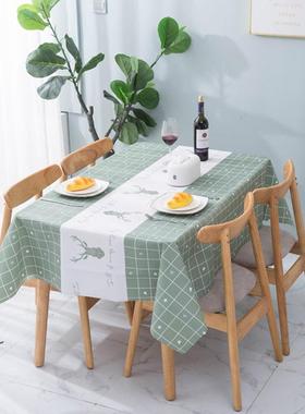Nordic Style Waterproof and Oil-Resistant PVC Tablecloth - N