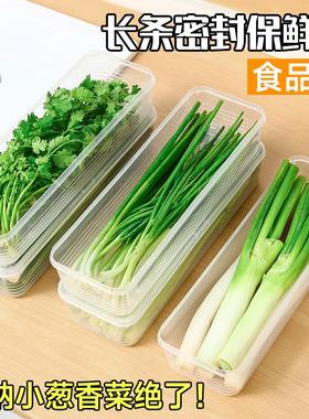 Herb and Vegetable Freshness Box for Refrigerator Storage -