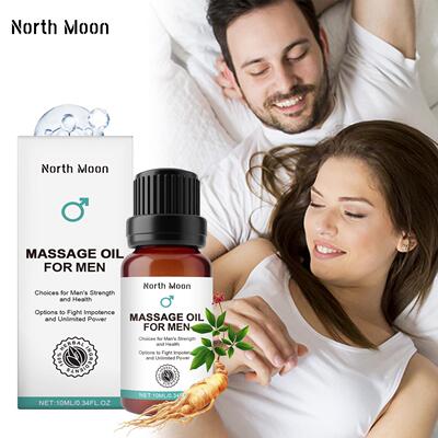 North Moon Men's Massage Oil Moisturizing and Nourishing Bod