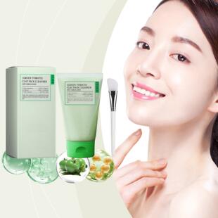 OUHOE Green Tomato Facial Cleanser Gently cleanses facial sk